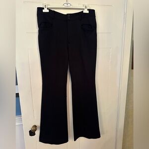Anthropologie Black Flare Pants